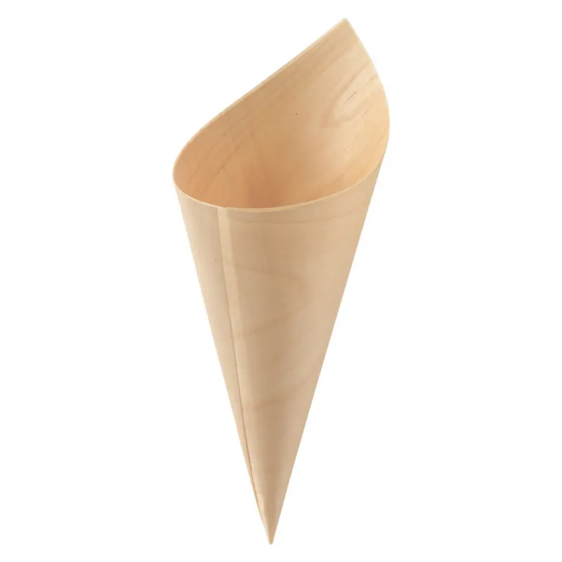 New 20 cornets en bois 18x7cm Ustensiles, Accessoire De Cuisine