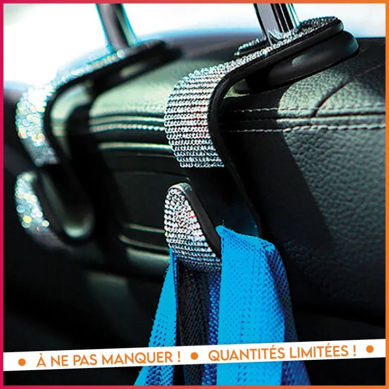 Clearance 2 crochets auto bling Automobile