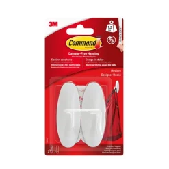 Sale 2 crochets plastique+languettes Quincaillerie