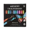 Clearance 12 marqueurs doubles metalliques Enfant Loisirs Créatifs|Loisirs Créatifs