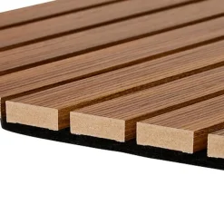 Clearance 3 panneaux hexagone bois fonce Revetement Sol, Mur