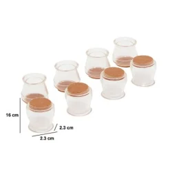 Clearance 8 protections de pieds de chaise Quincaillerie