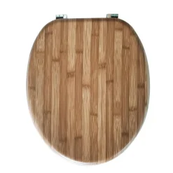 Online Abattant wc effet bois bambou Accessoire Wc