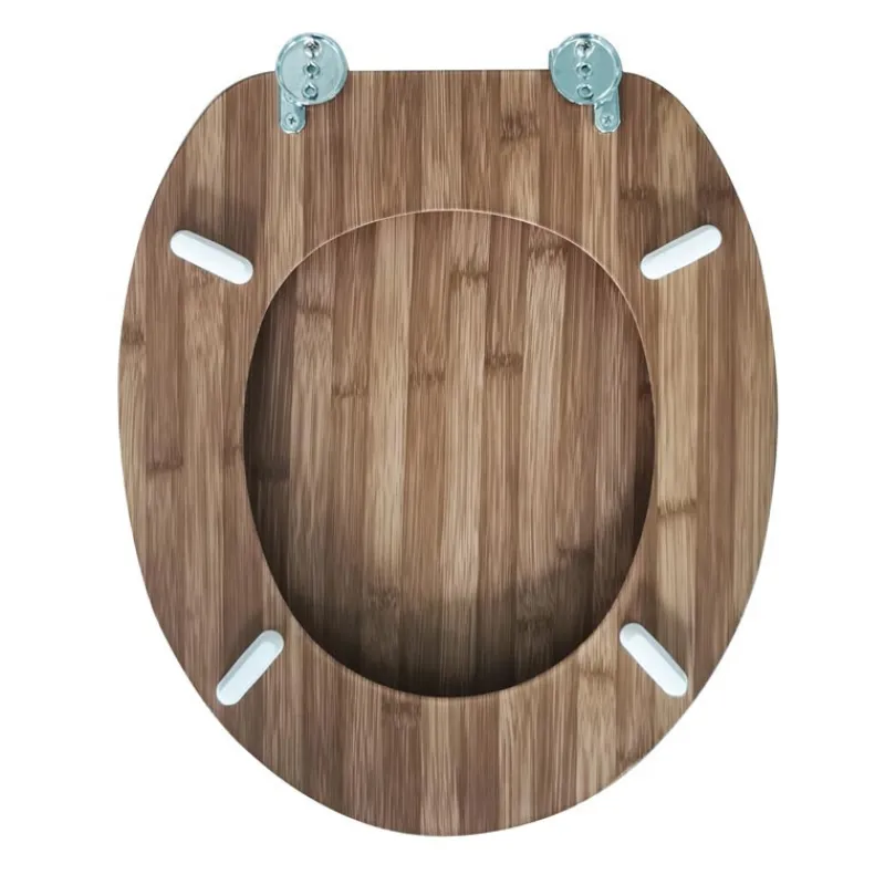 Online Abattant wc effet bois bambou Accessoire Wc