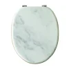 Clearance Abattant wc effet marbre blanc b Accessoire Wc