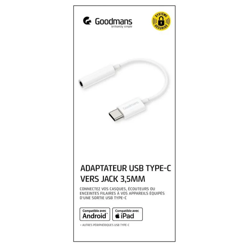Outlet Adaptateur type c to jack Audio, Téléphonie