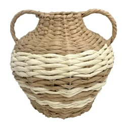 Discount Amphore deco double anse tressee Vase