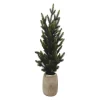 Outlet Arbre vert de 58 cm dans un pot Sapin