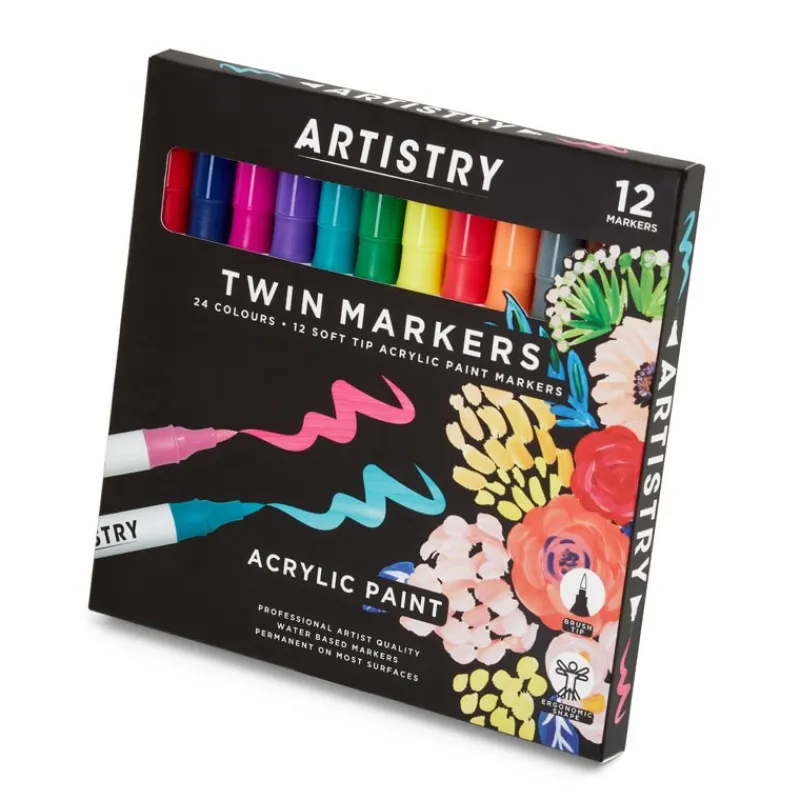 Hot twin marker acrylique Enfant Loisirs Créatifs|Loisirs Créatifs