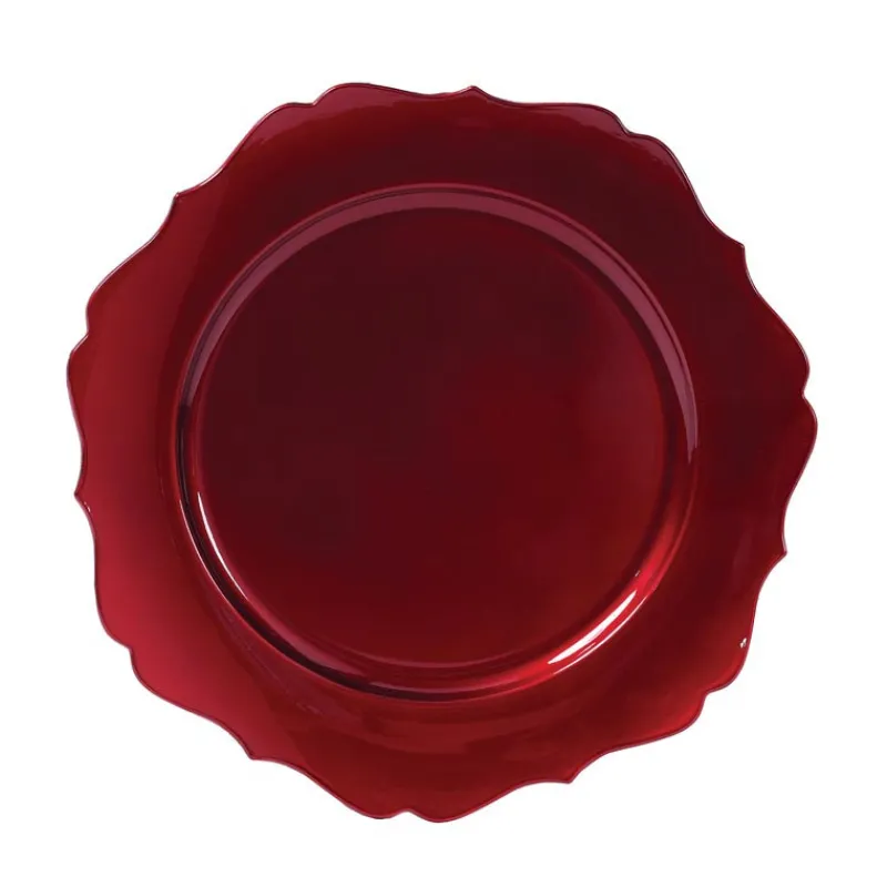 Discount Assiette de presentation rouge Vaisselle, Art De La Table·Accessoires De Table