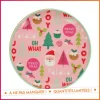 Clearance Assiette melamine 21cm Reveillon