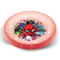 New Assiette plast x4 Enfant Enfant