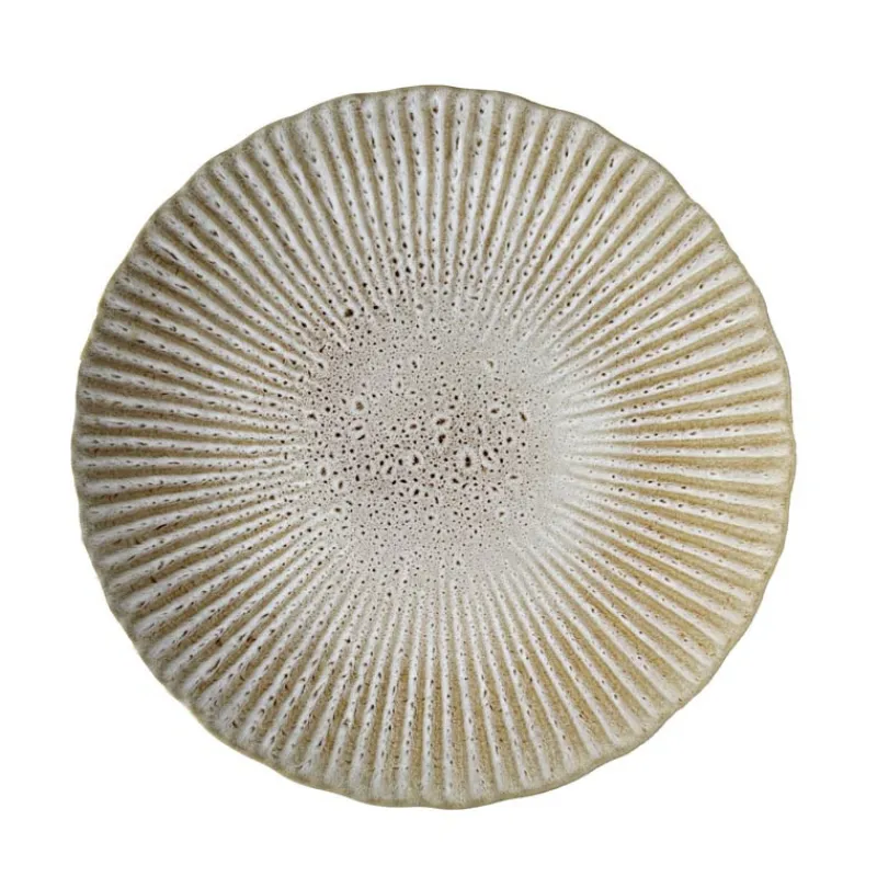 Assiette plate striee marron d26 Vaisselle, Art De La Table·Assiette, Service