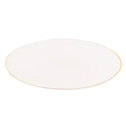Clearance Assiette rayures bord dore 28cm Vaisselle Jetable