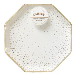Hot Assiettes gold star d23cm x6 Table De Fête|Vaisselle, Déco Festive·Table De Fête
