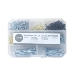 Discount Assortiment de clous x500 Quincaillerie