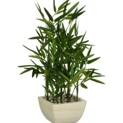 New Bambou artificiel en pot Fleur, Plante Artificielle