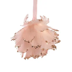 Online Bdn avec plume et paillettes blu Décoration De Sapin