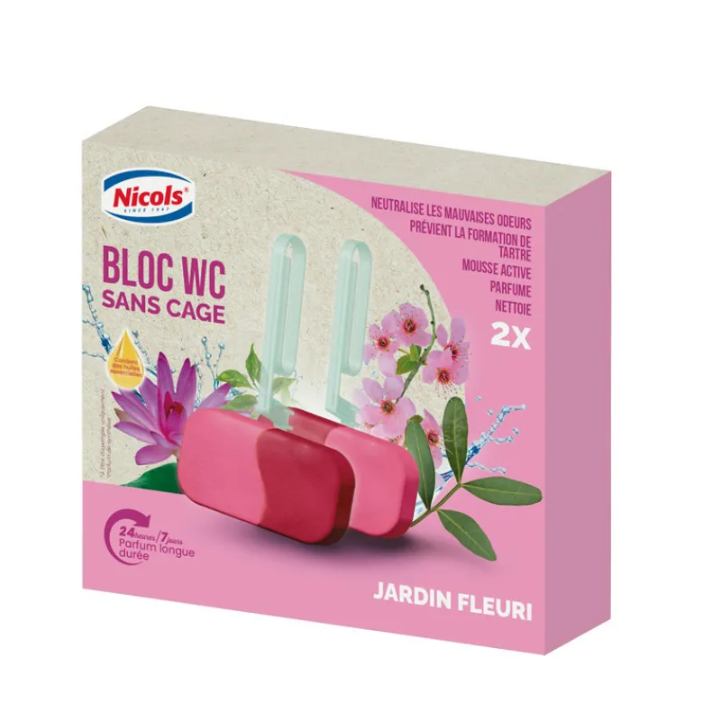 Discount Blocs wc x2 jardin fleuris Nettoyant Ménager