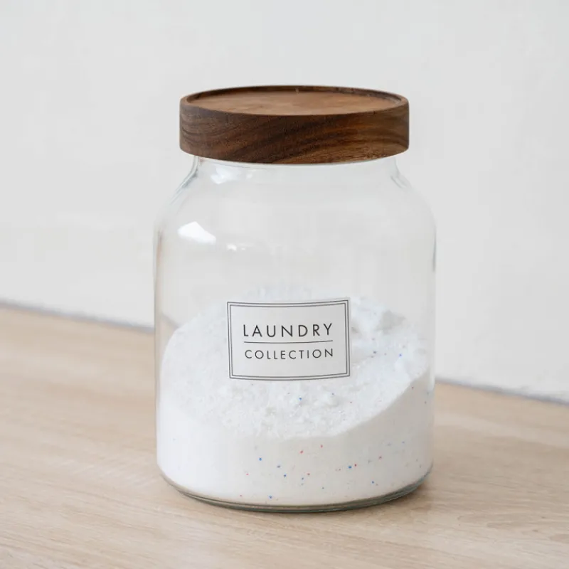 Discount Bocal couvercle bois 3l Rangement