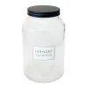 Bocal couvercle metal 4l Rangement