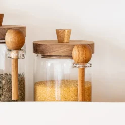 Hot Bocal en verre et cuillere 450ml Boîte, Rangement