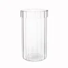 Clearance Bocal en verre strie Boîte, Rangement