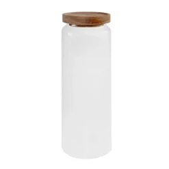 Outlet Bocal rond verre bouchon 1.7l Boîte, Rangement