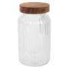 Online Bocal strie + couvercle 1.25l Boîte, Rangement