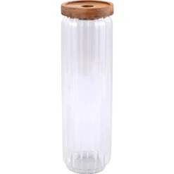 Hot Bocal verre acacia 1.3l Boîte, Rangement
