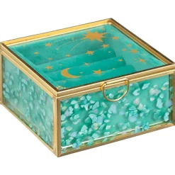 New Boite a bijou couvercle en verre Pour Elle