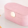 Sale Boite a bijoux velours cotele Objet Décoratif
