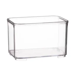 Outlet Boite empilable transparente Accessoire Salle De Bain