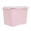 Sale Boite 80l avec couvercle rose Rangement