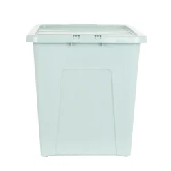 Hot Boite 80l couvercle vert sauge Rangement
