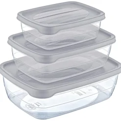 Sale Boite plastique 1.2/2/3l x3 Boîte, Rangement