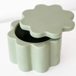 Online Boite ronde feston Objet Décoratif