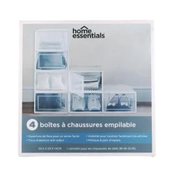 Clearance Boites a chaussures x4 Rangement