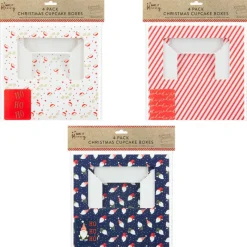 Clearance Boites a gateau carton noel x4 Boîte, Rangement