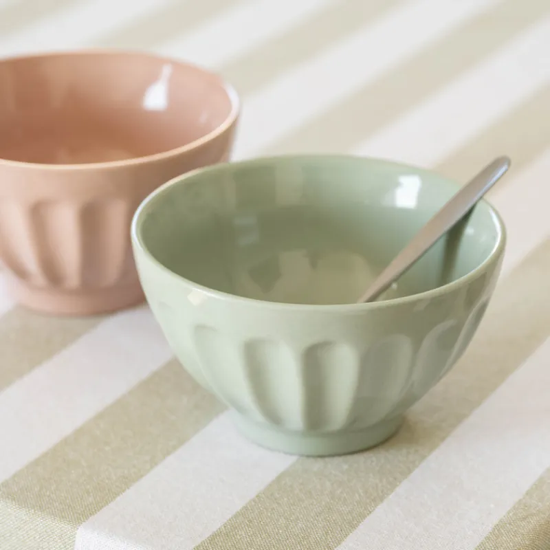 New Bol embosse strie 2 ass Vaisselle, Art De La Table·Tasse, Mug, Bol
