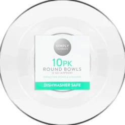 Hot Bol rond x10 plastique reutilisa Vaisselle Jetable