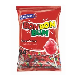 Outlet Bonbonbum sucettes fraise 408g Confiserie·Bonbon, Chewing-Gum
