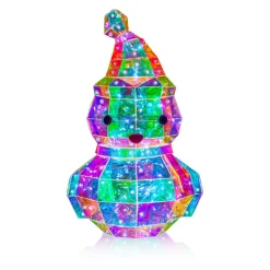 Bonhomme de neige lumineux h31cm Décoration Lumineuse