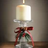 Clearance Bougeoir en verre decor noel Bougie, Senteur