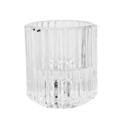 Bougeoir verre strie Bougie, Senteur