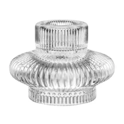 Clearance Bougeoir verre strie Bougie, Senteur