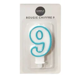 Discount Bougie chiffre 9 Décoration Et Cotillons|Vaisselle, Déco Festive·Décoration Et Cotillons