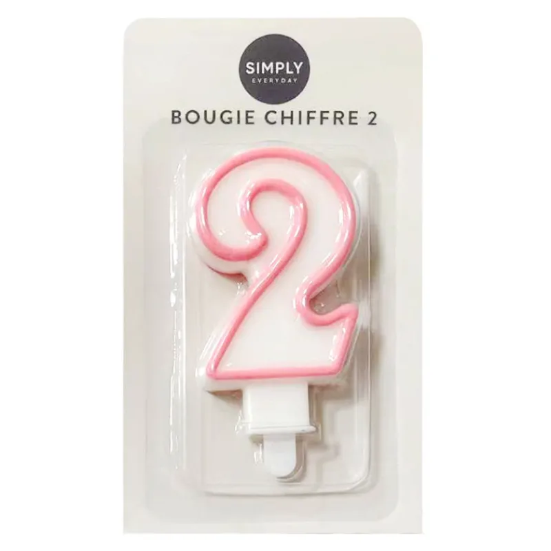 Best Bougie chiffre 2 Décoration Et Cotillons|Vaisselle, Déco Festive·Décoration Et Cotillons
