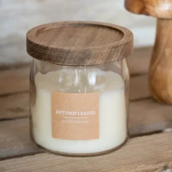 Outlet Bougie couvercle bois s Bougie, Senteur