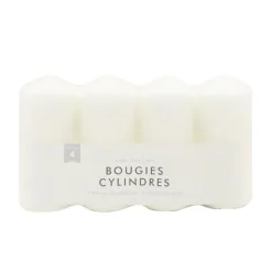 Outlet Bougie cylindre x4 Bougie, Senteur
